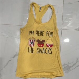 Disney Yellow Graphic Tank Top